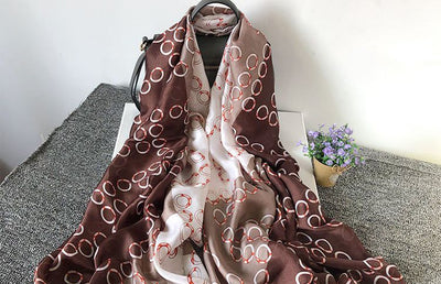 Pashmina Elegante Estilo Occidental - Bufanda Fina de Seda para Invierno - Image 5