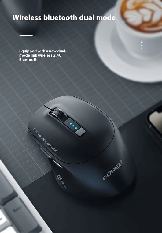 Ratón Inalámbrico Dual Bluetooth con Carga Inalámbrica para Oficina y Laptop - Image 16