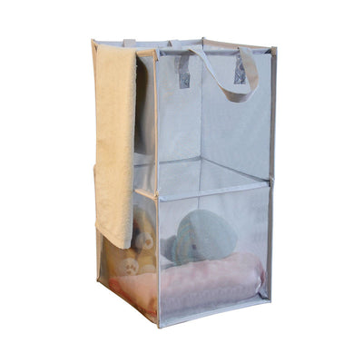 Cesto de Ropa Plegable y Giratorio para Baño - Image 8