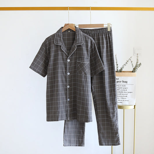 Pijama de Cuadros para Hombre - Conjunto Corto Cómodo - Image 17