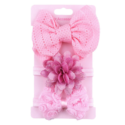 Diadema Floral para Bebé con Moño Decorativo - Image 10