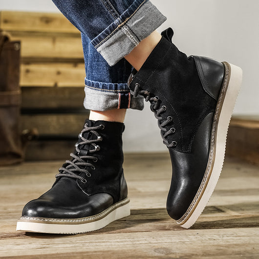Botas Retro de Caña Alta para Hombre con Tecnología Americana