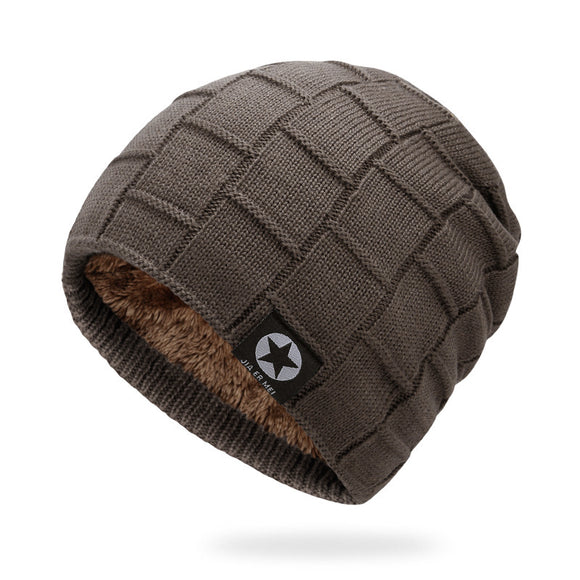 Gorro de Invierno para Hombre en Lana Gruesa