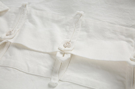 Camisa Unisex con Botones Nudos Chinos de Manga Larga - Image 20