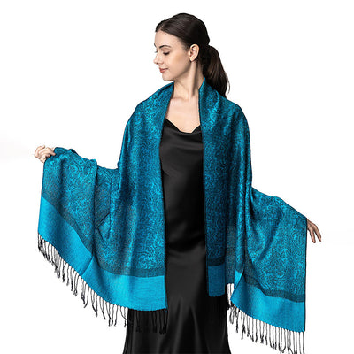 Elegante Chal Ligero de Lujo - Envolvente de Imitación Cashmere para Mujer - Image 7