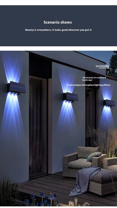 Lámpara Solar de Pared para Jardín y Decoración Exterior - Image 17