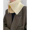 Chunky Knit Scarf with Foldover High Neck for Extreme Warmth