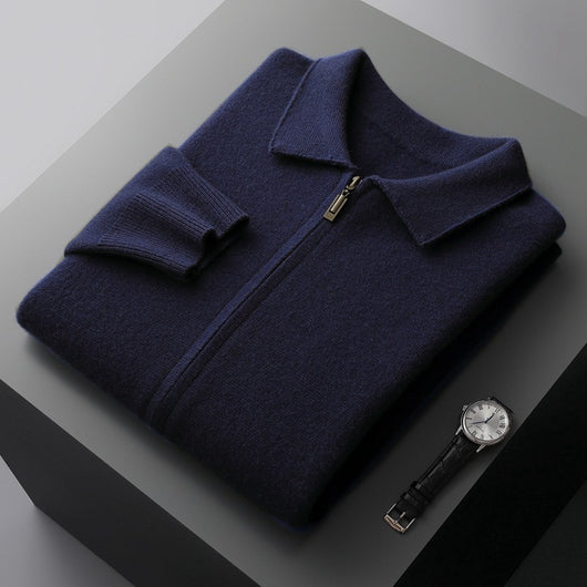 Cardigan Saco Tejido Oversize con Solapas Gruesas para Hombre - Image 4