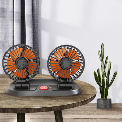 Ventilador Dual Rotatorio F410 para Auto con Diseño Plegable - Image 10