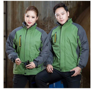 Chaqueta Impermeable Térmica Unisex con Forro Polar para Invierno - Image 11