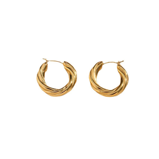 Aretes Argollas Twisted Denisse - Image 5