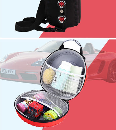 Mochila Pequeña para Niños Personalizada - Diseño 3D de Llanta para Kínder - Image 10