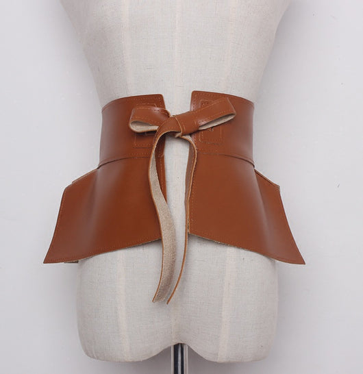 Cinturón Ancho Europeo con Moño para Mujer - Accesorio Versátil y Elegante - Image 7