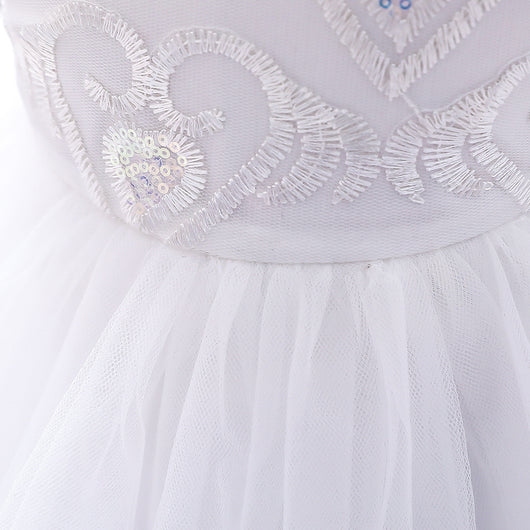 Vestido de Niña Europeo Americano con Bordado en Malla - Image 13