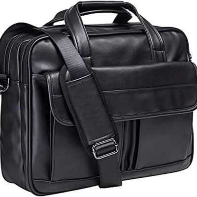 Bolsa Mensajero de Cuero para Hombre con Compartimento para Notebook - Image 5