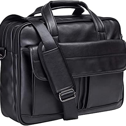 Bolsa Mensajero de Cuero para Hombre con Compartimento para Notebook - Image 5