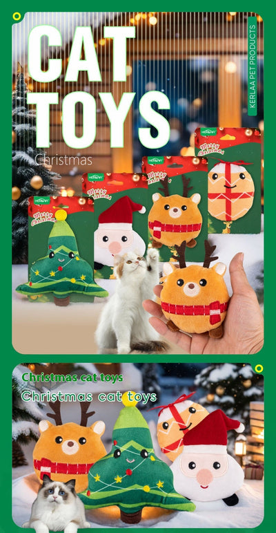 Juguete Peluche Navideño para Gatos con Catnip - Image 11