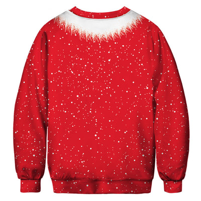 Sudadera Navideña Personalizada con Capucha y Estampado Digital de Papá Noel - Image 10