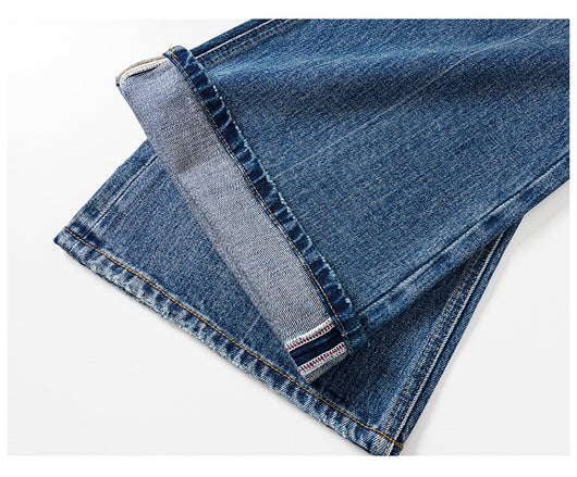 Jeans Rectos Cintura Alta Mujer Otoño Stretch - Image 15