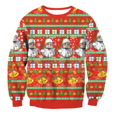 Suéter Navideño Divertido Santa y Elfo para Hombre y Mujer - Image 14