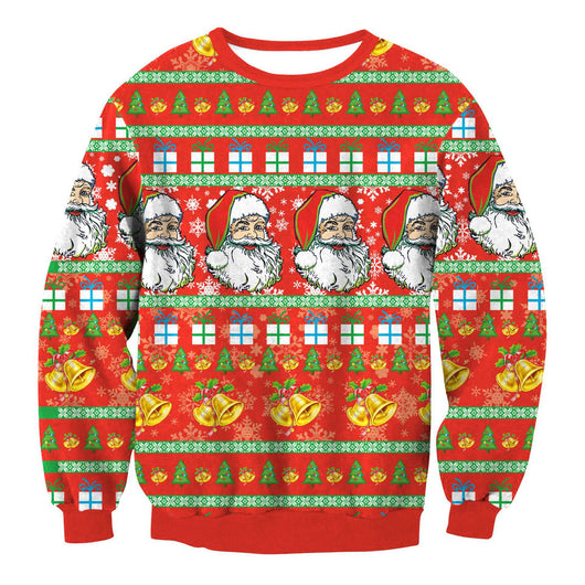 Suéter Navideño Divertido Santa y Elfo para Hombre y Mujer - Image 14