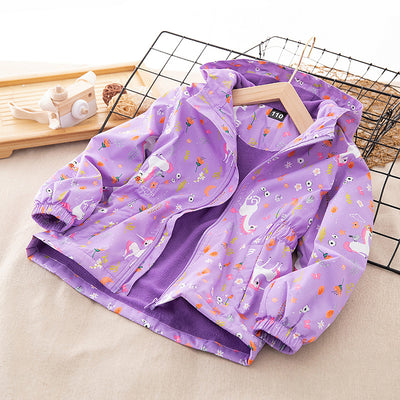 Chaqueta Abrigo Cortavientos Térmica para Niños - Image 10