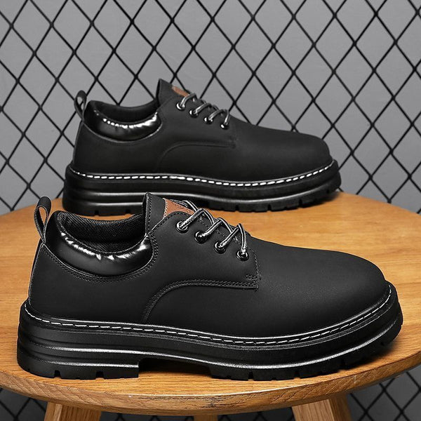 Botas Martin de Cuero Transpirable con Plataforma para Hombre - Estilo Casual