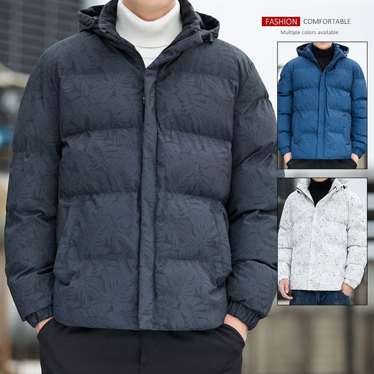 Chaqueta Acolchada de Plumón Grueso para Hombre - Image 3