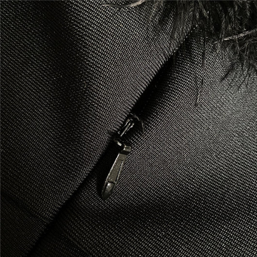 Jumpsuit Elegante con Detalle de Plumas y Diseño Ceñido - Image 18