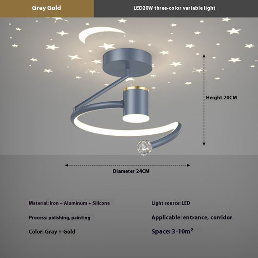 Lámpara de Pasillo Minimalista Cielo Estrellado Diseño Moderno - Image 9