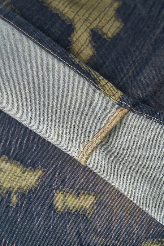 Pantalones Denim Ancho Estilo Urbano Americano con Estampado para Hombre - Image 15