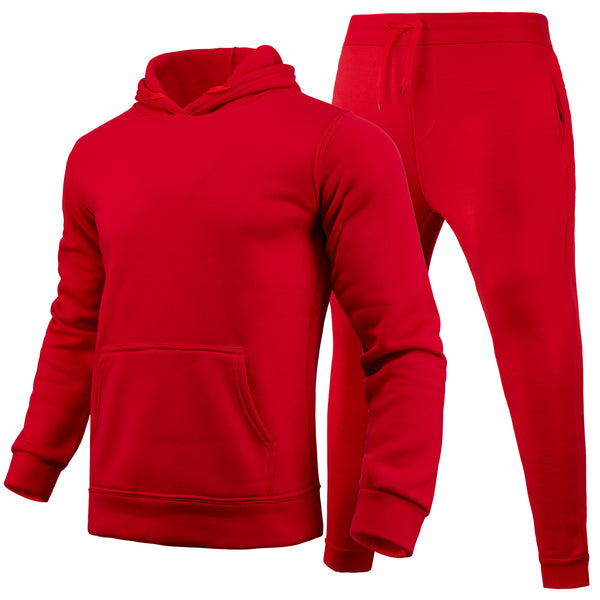 Sudadera Slim Fit Urbana de Color Sólido - Conjunto Casual
