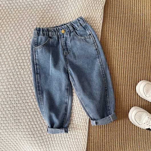 Pantalones Azules Texturizados para Niño