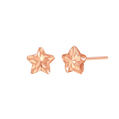 Aretes Dorados Sonrisa Amor Estrellas Drenantes - Image 29