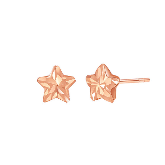 Aretes Dorados Sonrisa Amor Estrellas Drenantes - Image 29