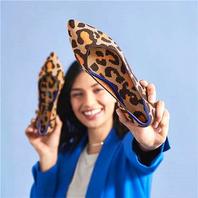 Zapatos de Tacón Punta Fina Tejidos Livianos para Mujer - Image 30
