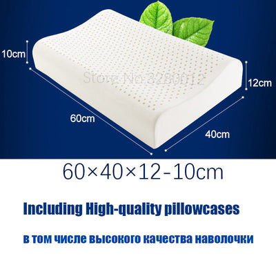 Almohada de Látex Natural Tailandés Ergonómica para Adultos - Image 8