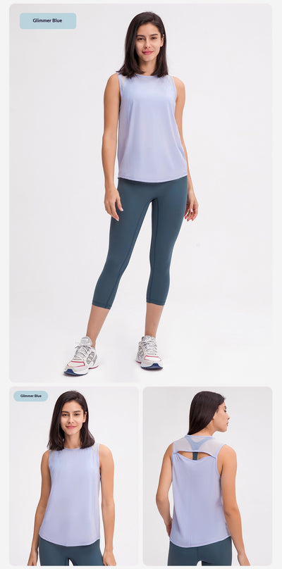Musculosa Deportiva Transpirable con Diseño Calado - Image 26
