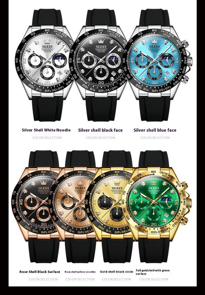 Reloj Deportivo Multifunción con Cronómetro de Cuarzo para Hombre - Image 13