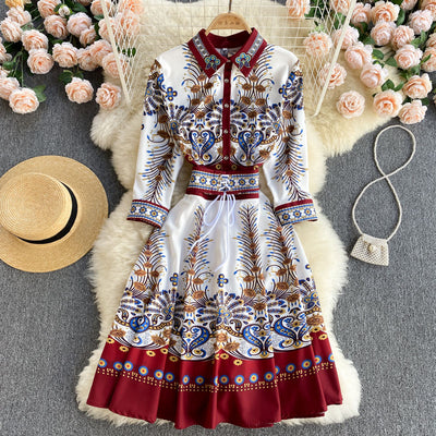 Vestido Elegante con Cintura Ajustada y Diseño Sofisticado
