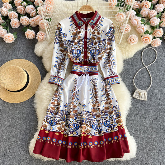 Vestido Elegante con Cintura Ajustada y Diseño Sofisticado