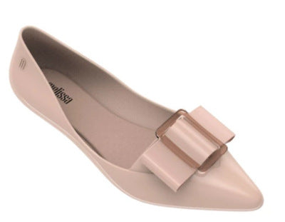 Zapatos Elegantes de Punta Cuadrada con Nudo Simple para Mujer - Image 6