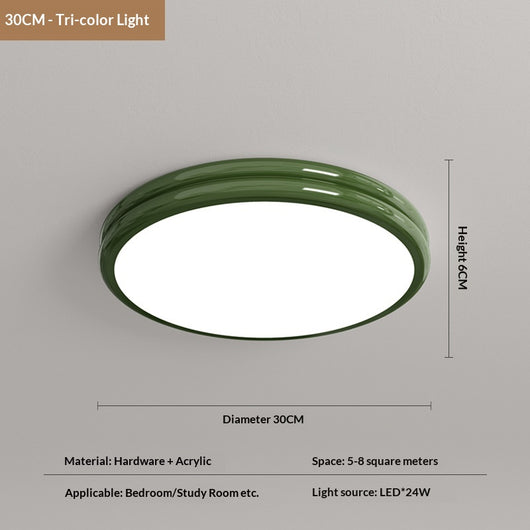 Lámpara de Techo Ultrafina Estilo Crema para Recámara Principal - Image 10