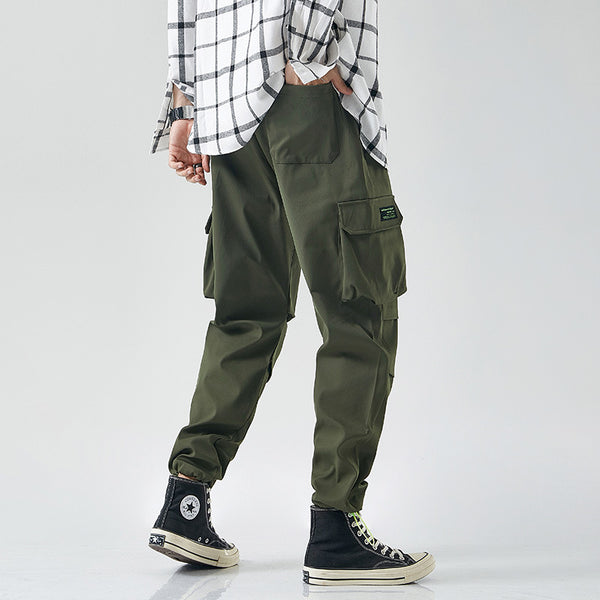 Pantalones Casuales Japoneses para Hombre con Múltiples Bolsillos - Image 4