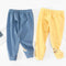 Pantalones de Algodón Puro con Abertura Frontal para Bebé Niño
