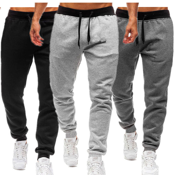 Pantalones Deportivos Casuales Talla Grande Hombre - Corte Sólido