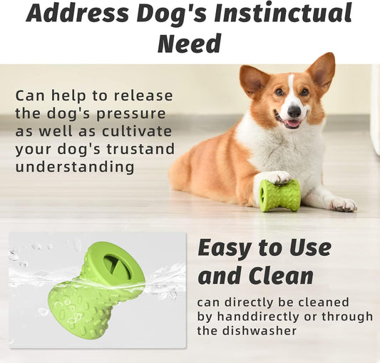 Juguete Dispensador de Premios para Perros Agresivos - Hueso Resistente de Goma Natural - Image 2