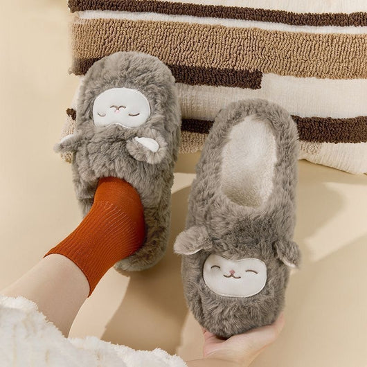 Pantuflas Térmicas de Algodón para Parejas - Cómodas y Antideslizantes - Image 3