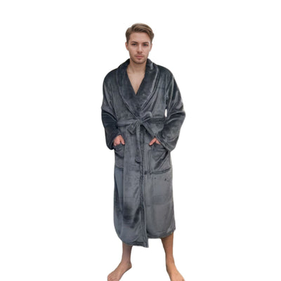 Pijama Largo Pareja Bata Cómoda para el Hogar - Image 6