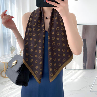 Pañuelo de Seda Twill Grande 90cm para Mujer - Image 58
